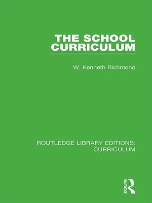 cover image of The School Curriculum